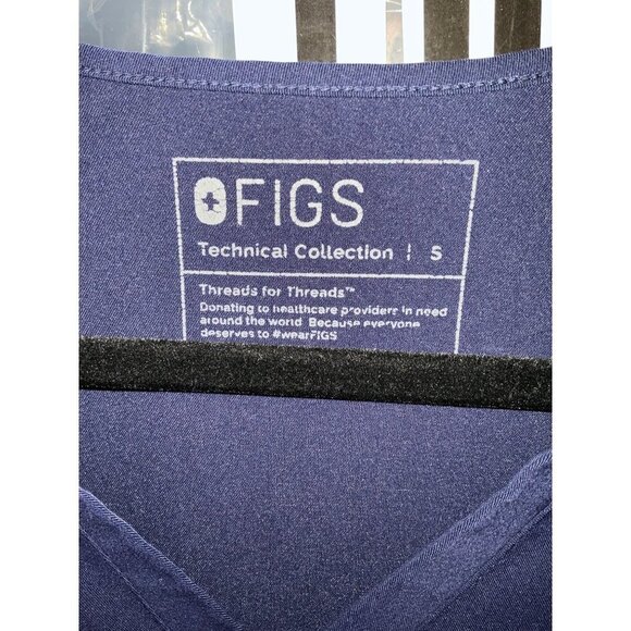FIGS Casma Scrub Top Navy sz. Small - Picture 2 of 8